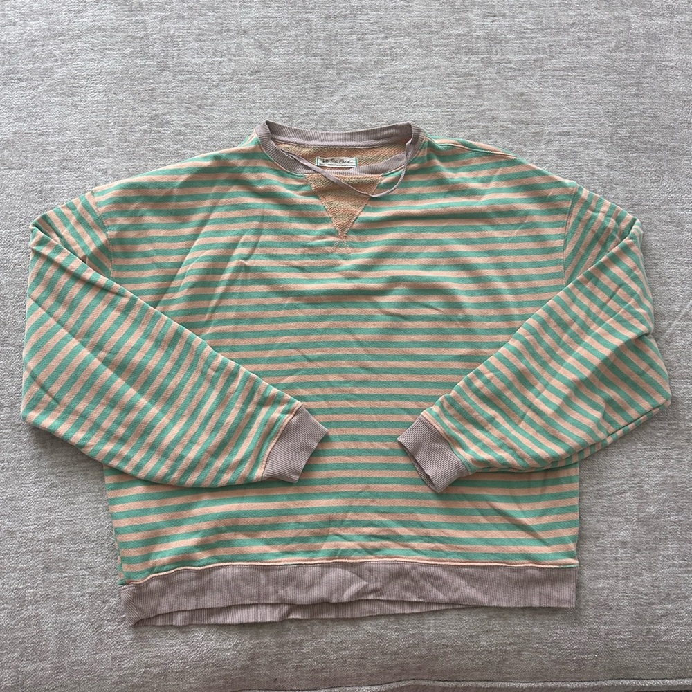 Free People classic crewneck striped